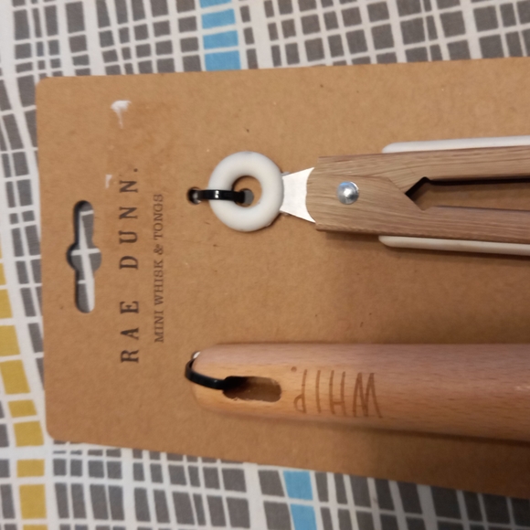 🆕️Rae Dunn Mini Whisk and Tongs set NWT - Picture 2 of 5